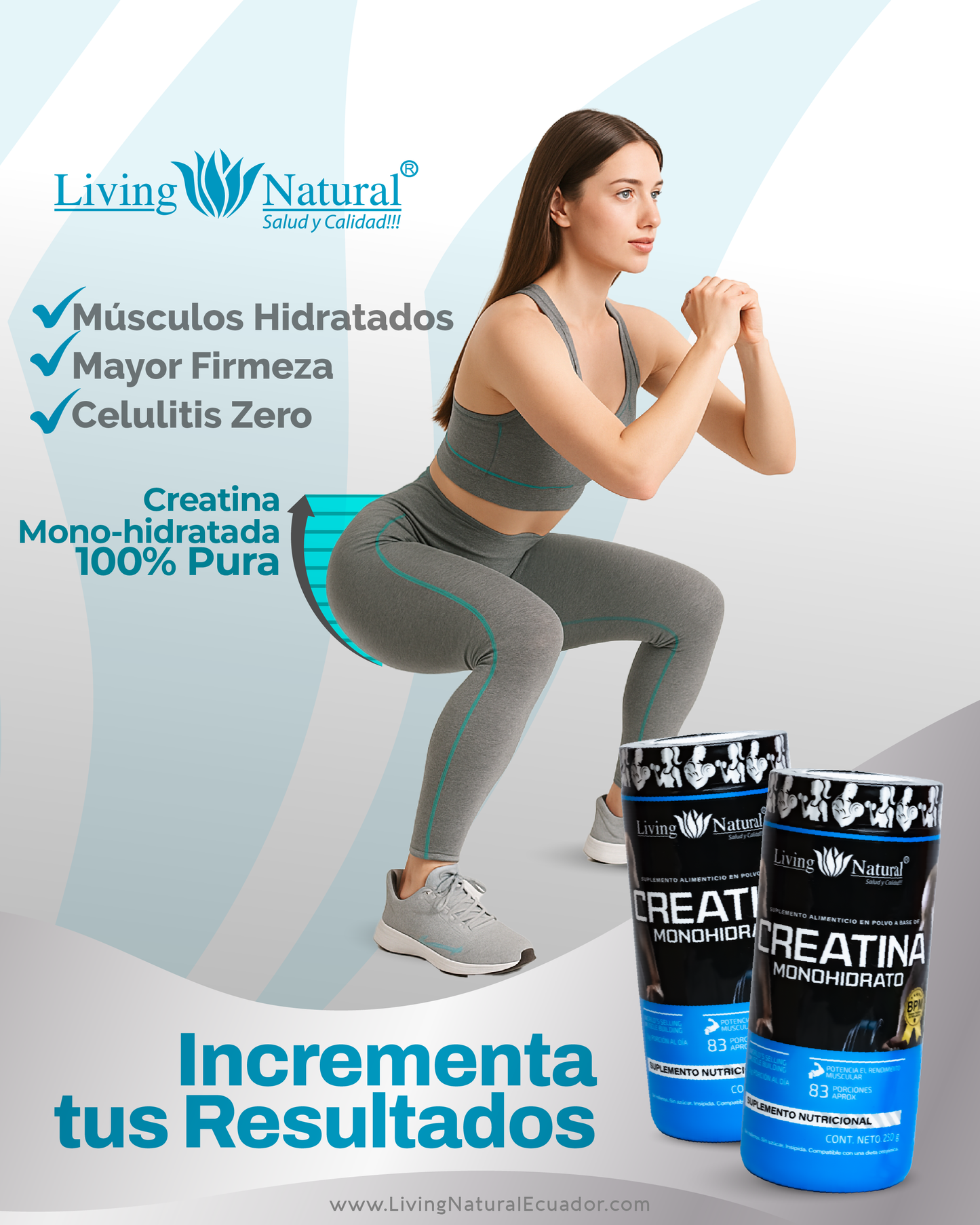 CREATINA MONOHIDRATADA | 250g | 500 g | 120 CÁPSULAS de 1500 MG C/U