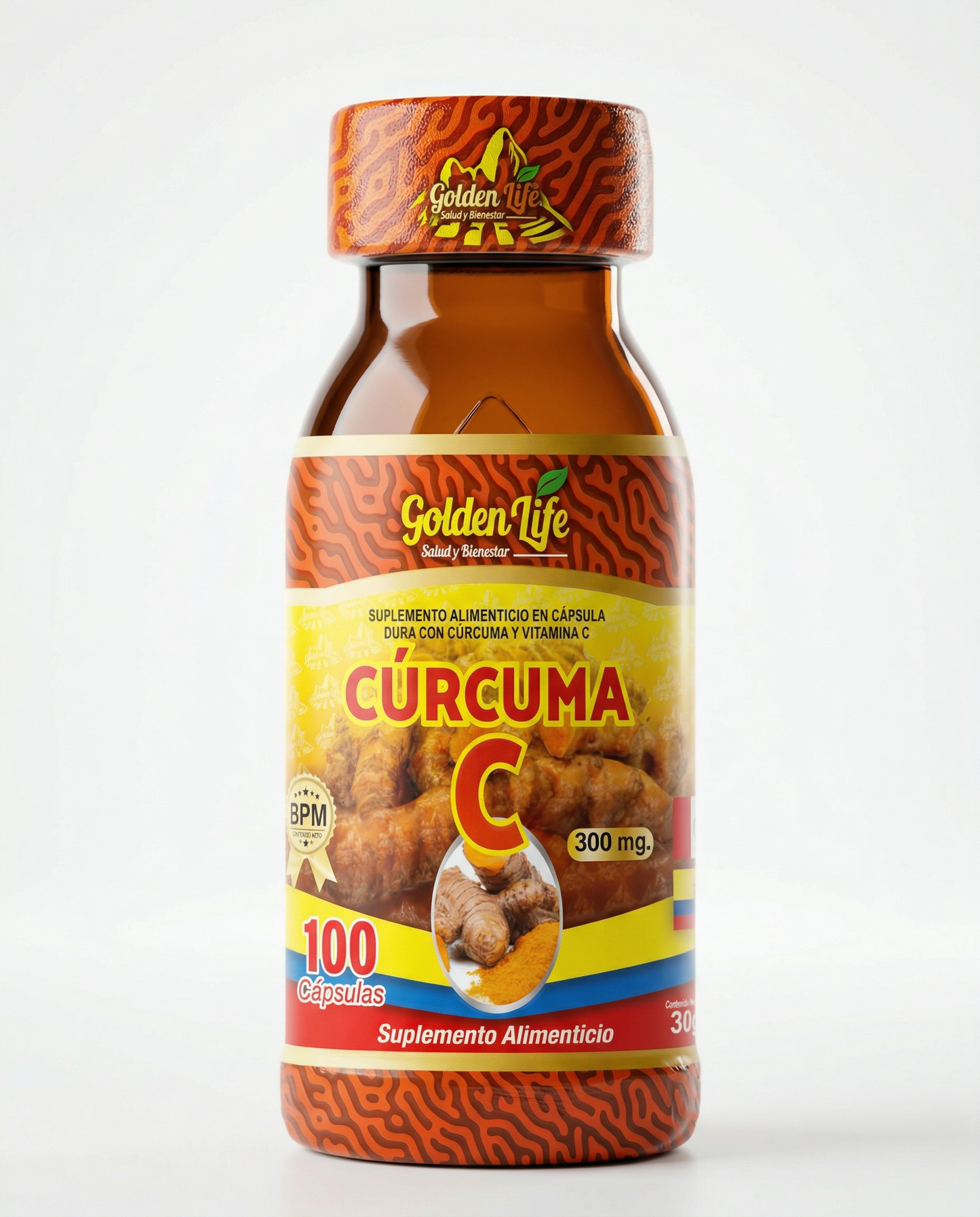 CURCUMA + C GOLDEN LIFE X100