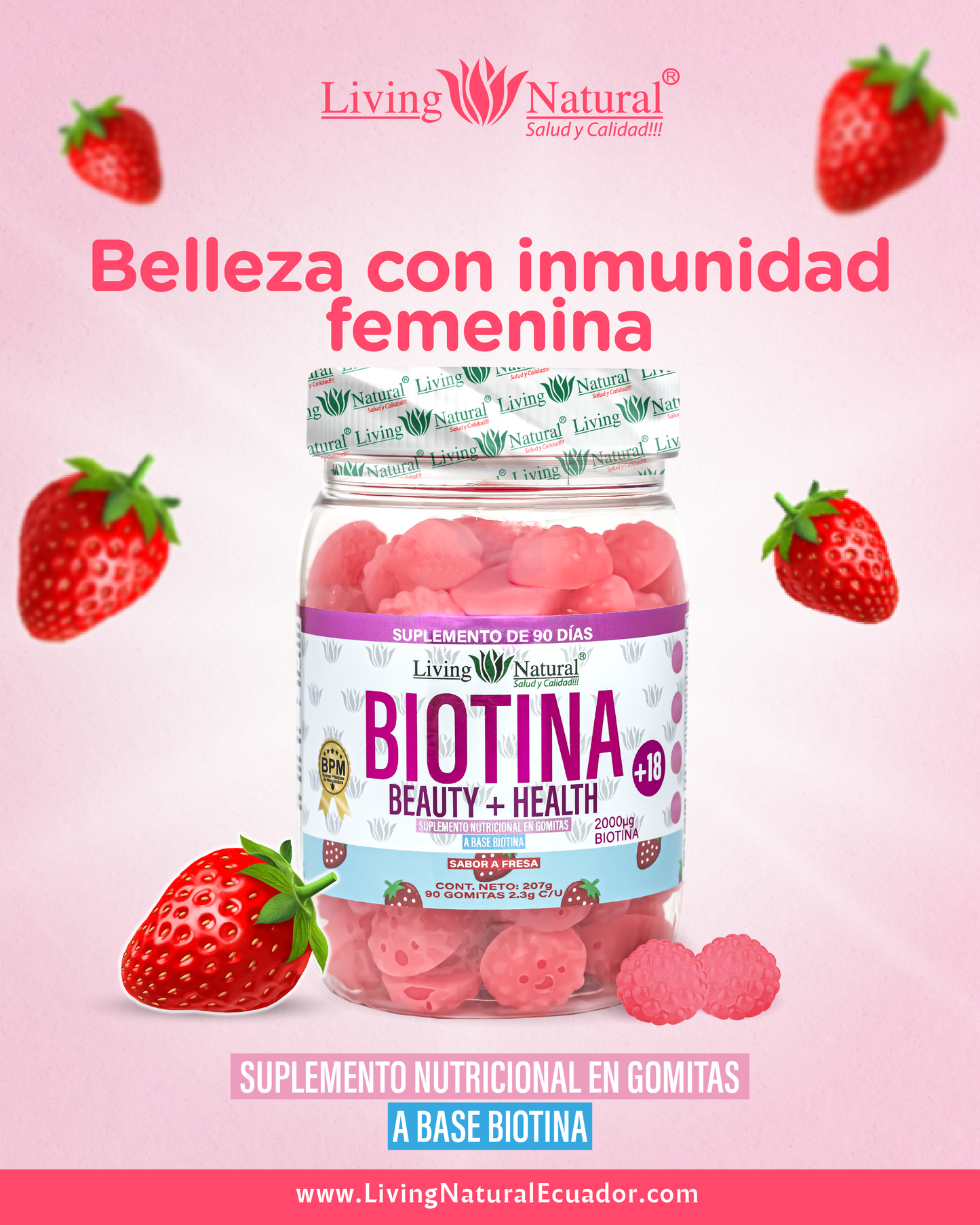 GOMITAS BIOTINA X90