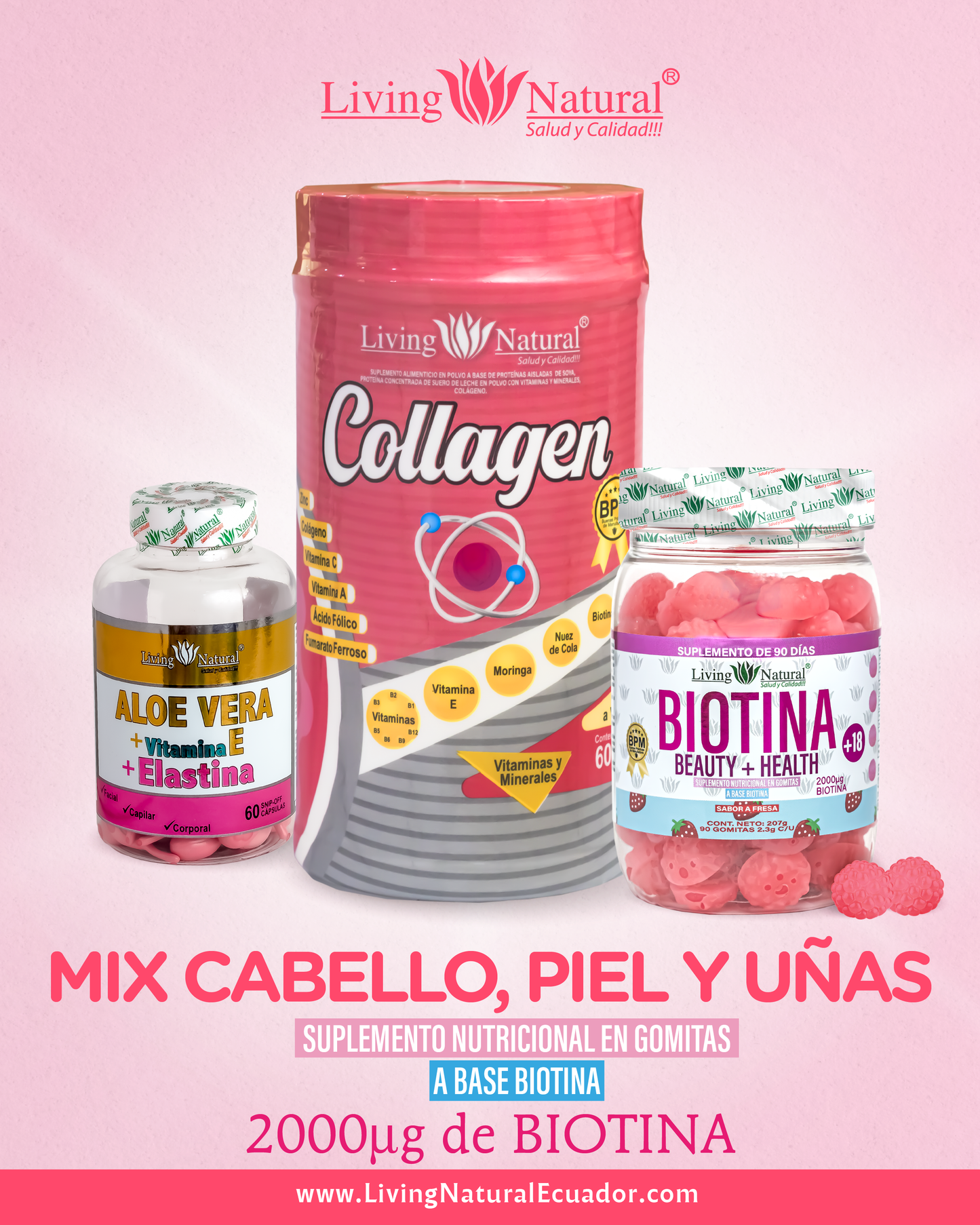 GOMITAS BIOTINA X90