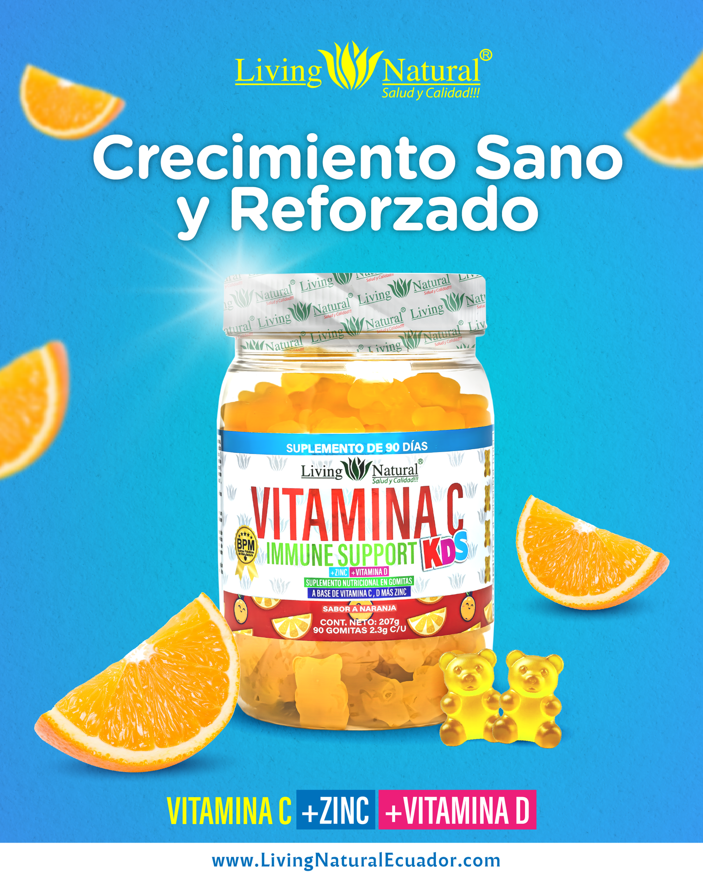 GOMITAS VITAMINA C KDS X30, X90
