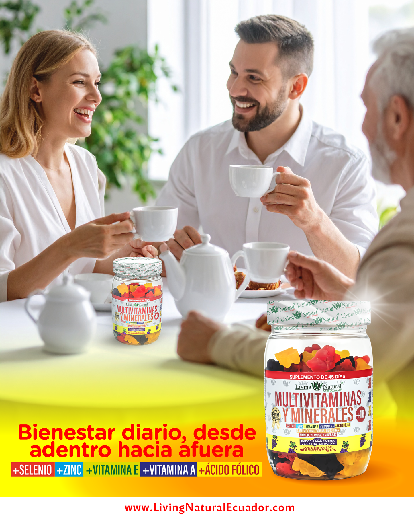 GOMITAS MULTIVITAMINAS Y MINERALES X90