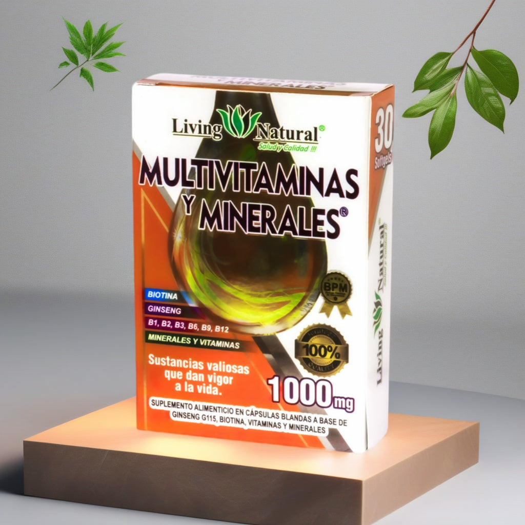 MULTIVITAMINAS Y MINERALES SOFTGEL | 1000 mg | X30, X60