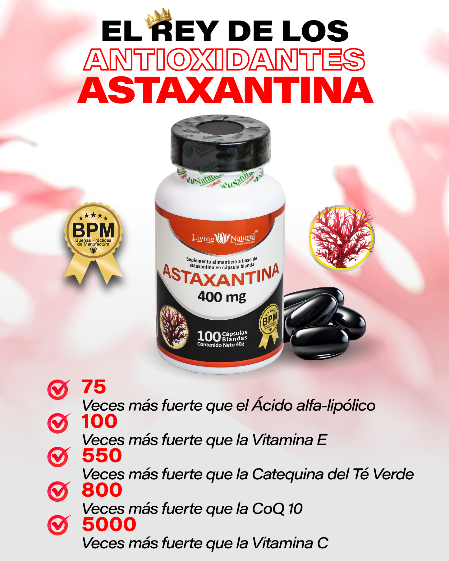 ASTAXANTINA X100 | 400 MG