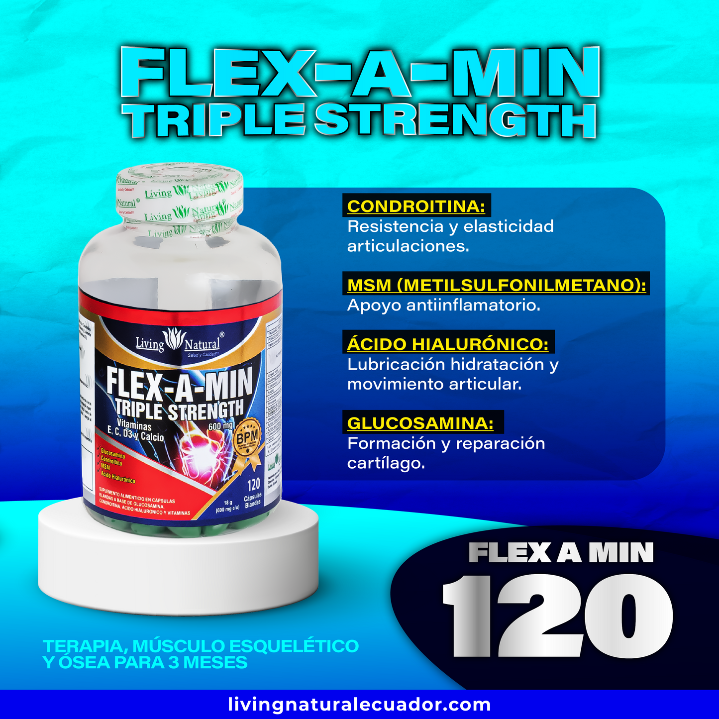 FLEX-A-MIN TRIPLE STRENGTH | 600 mg | X30, X90, X120