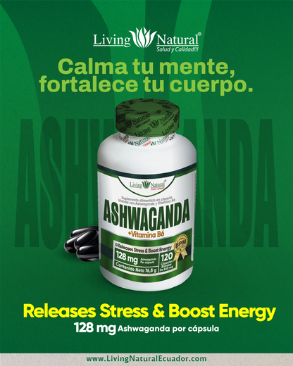 ASWAGANDA | CÁPSULA BLANDA FRASCO X100