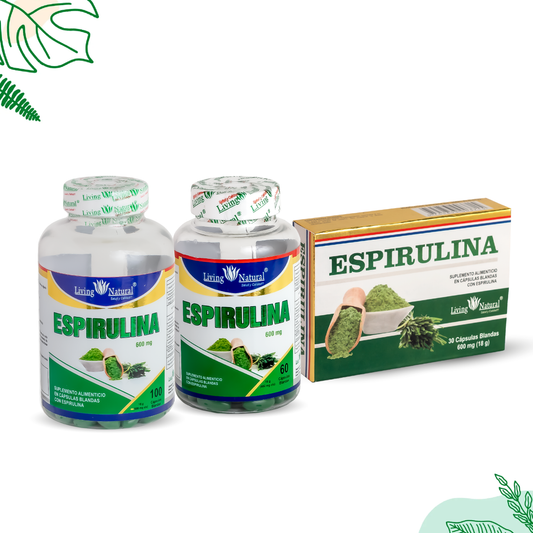 ESPIRULINA | 600 mg |  X30, X60, X100