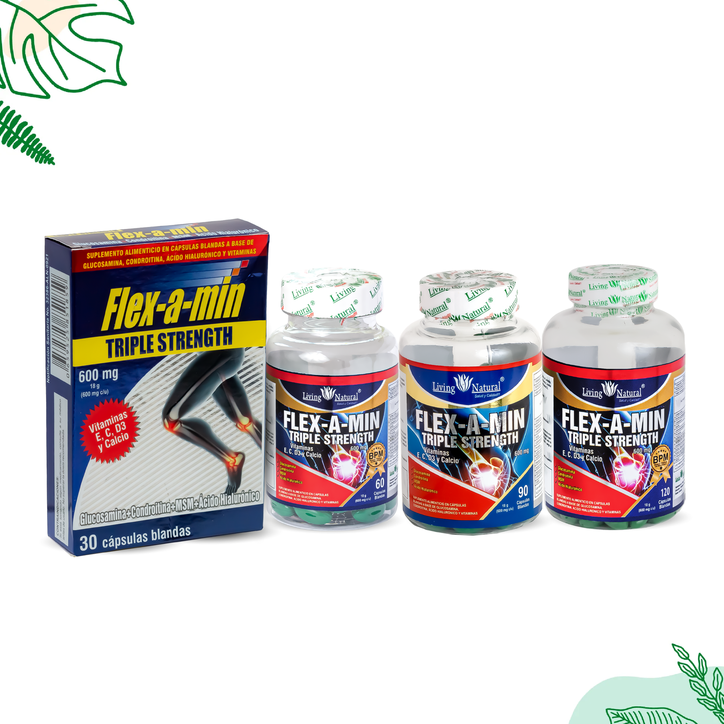 FLEX-A-MIN TRIPLE STRENGTH | 600 mg | X30, X90, X120