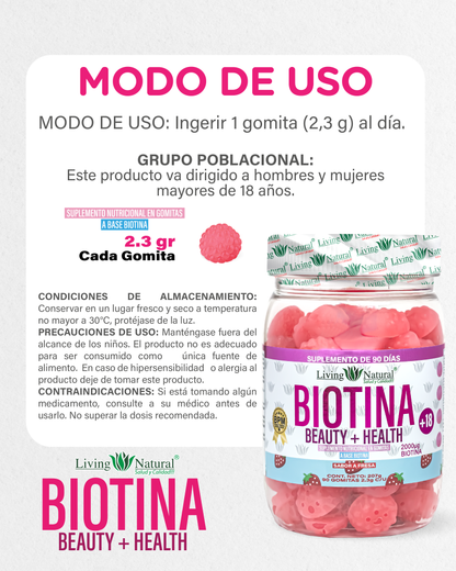 GOMITAS BIOTINA X90