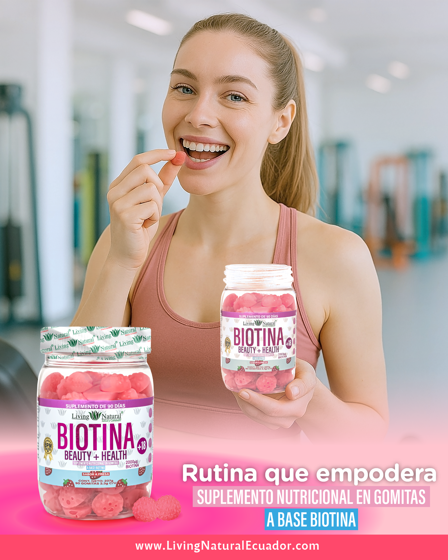 GOMITAS BIOTINA X90