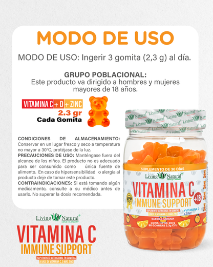 GOMITAS VITAMINA C X90