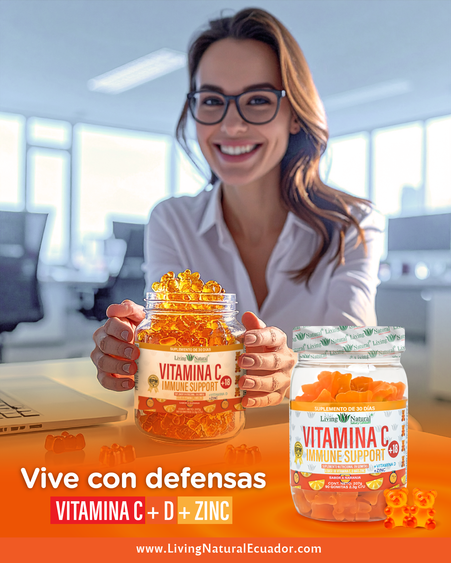GOMITAS VITAMINA C X90