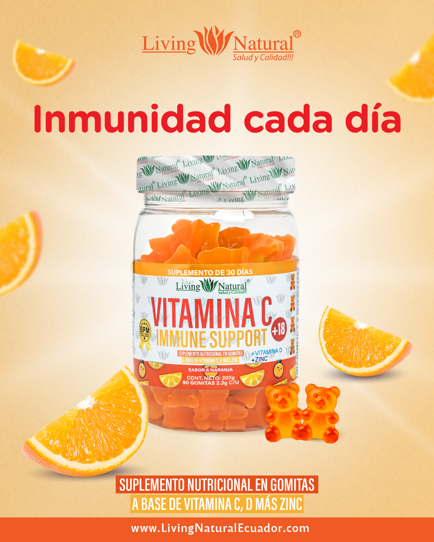 GOMITAS VITAMINA C X90