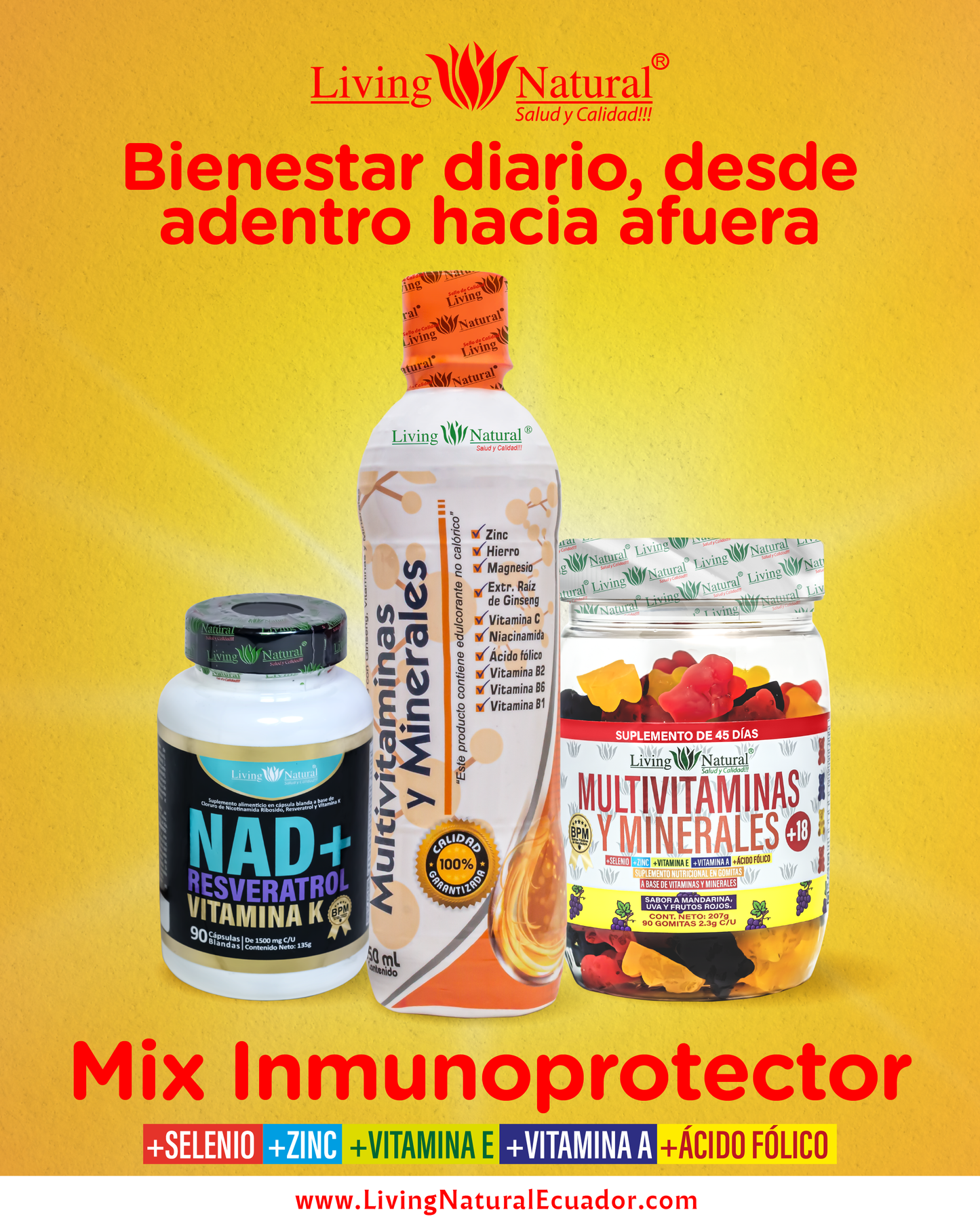 GOMITAS MULTIVITAMINAS Y MINERALES X90