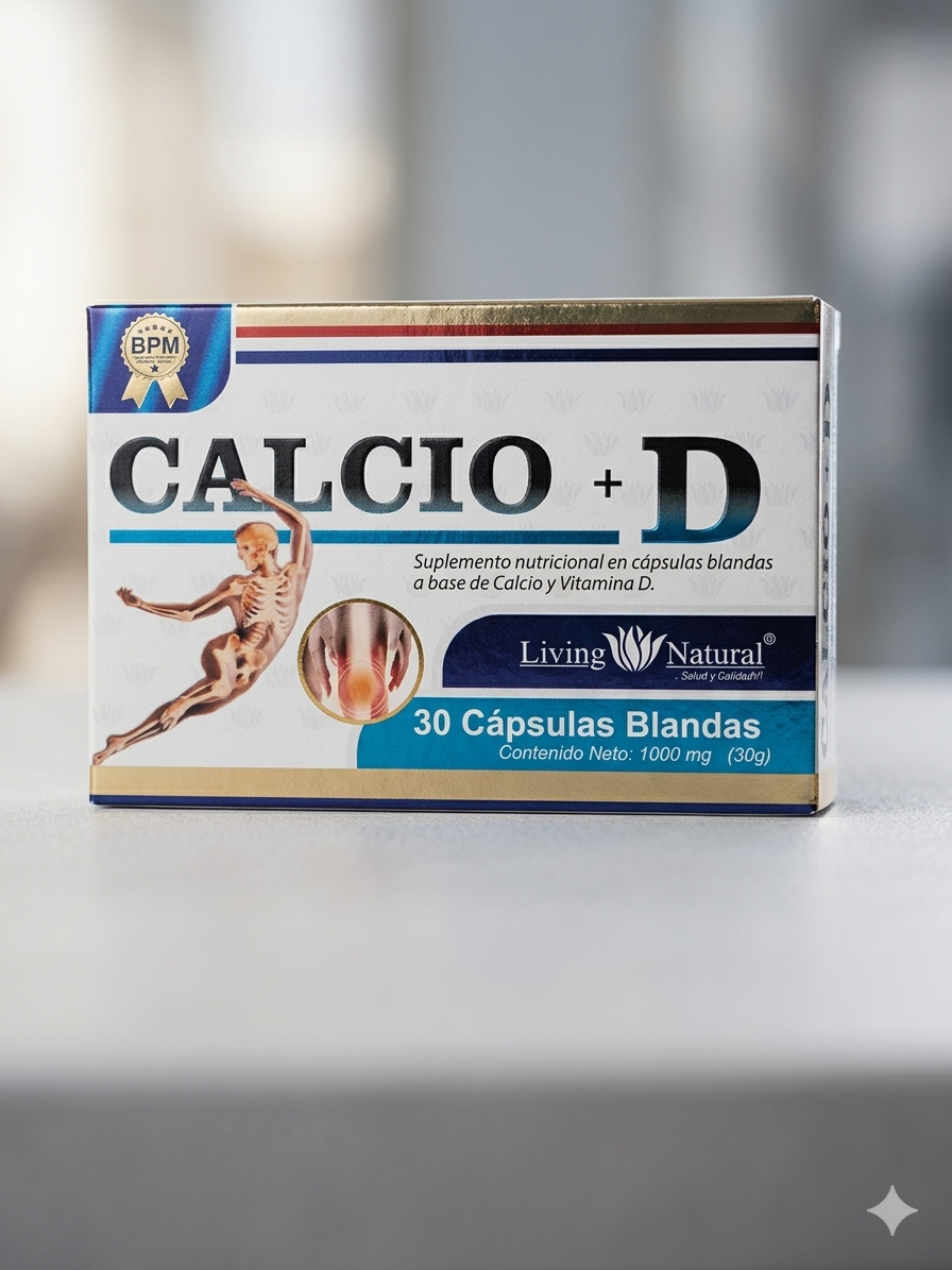 CALCIO + VITAMINA D | 1000 mg | X30, X60, X100