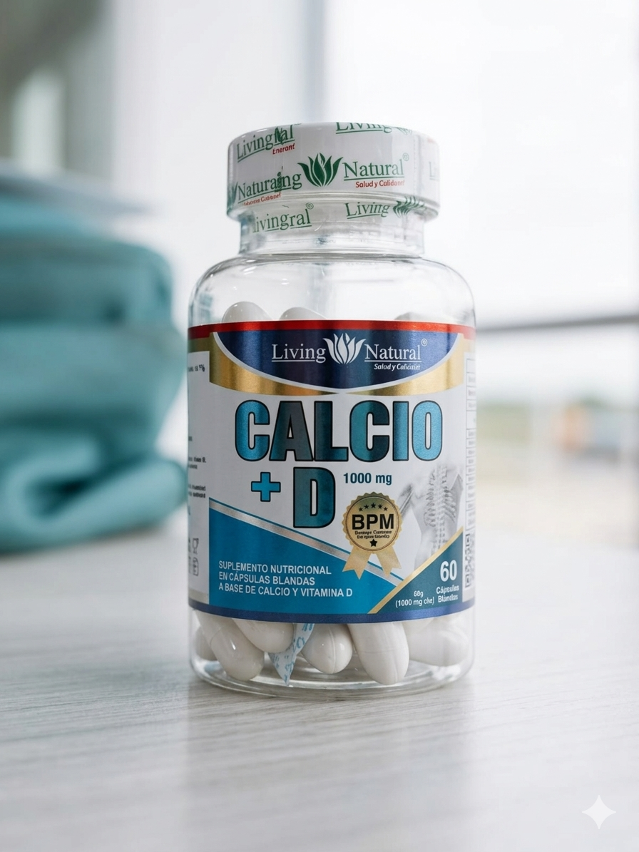 CALCIO + VITAMINA D | 1000 mg | X30, X60, X100