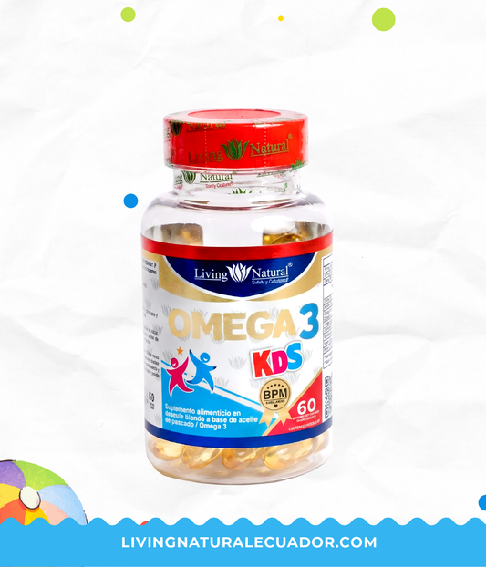 OMEGA 3 KDS CÀP BLANDA-FRASCO | X 60 | 600 mg