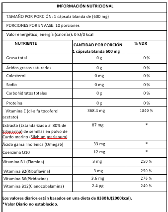 HIGA-LIFE KDS CAPSULA BLANDA | X30, X60 | 600 mg