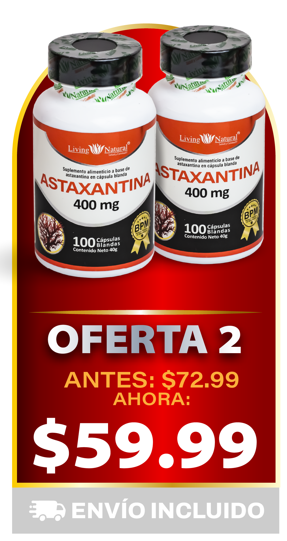 ASTAXANTINA X100 | 400 MG