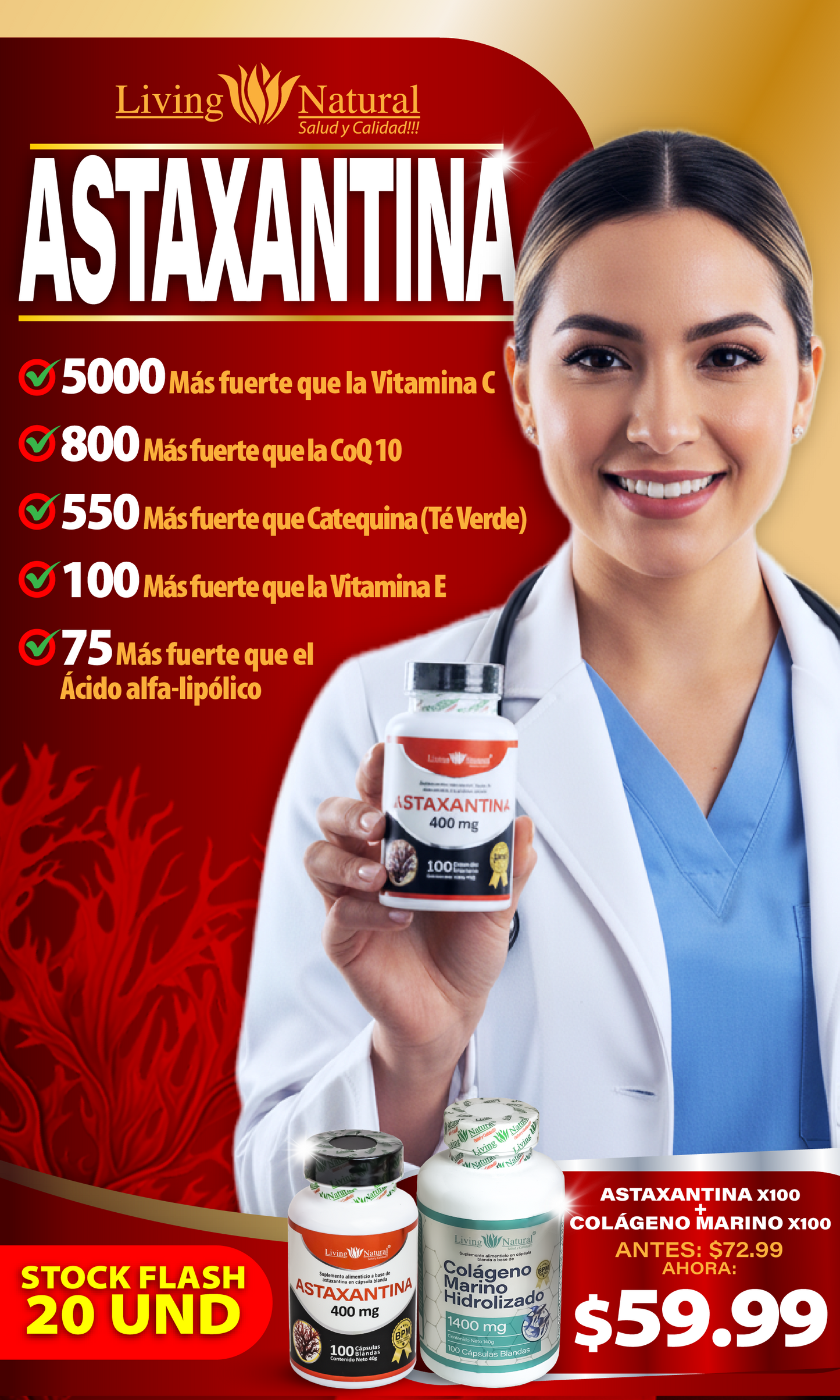 ASTAXANTINA X100 | 400 MG