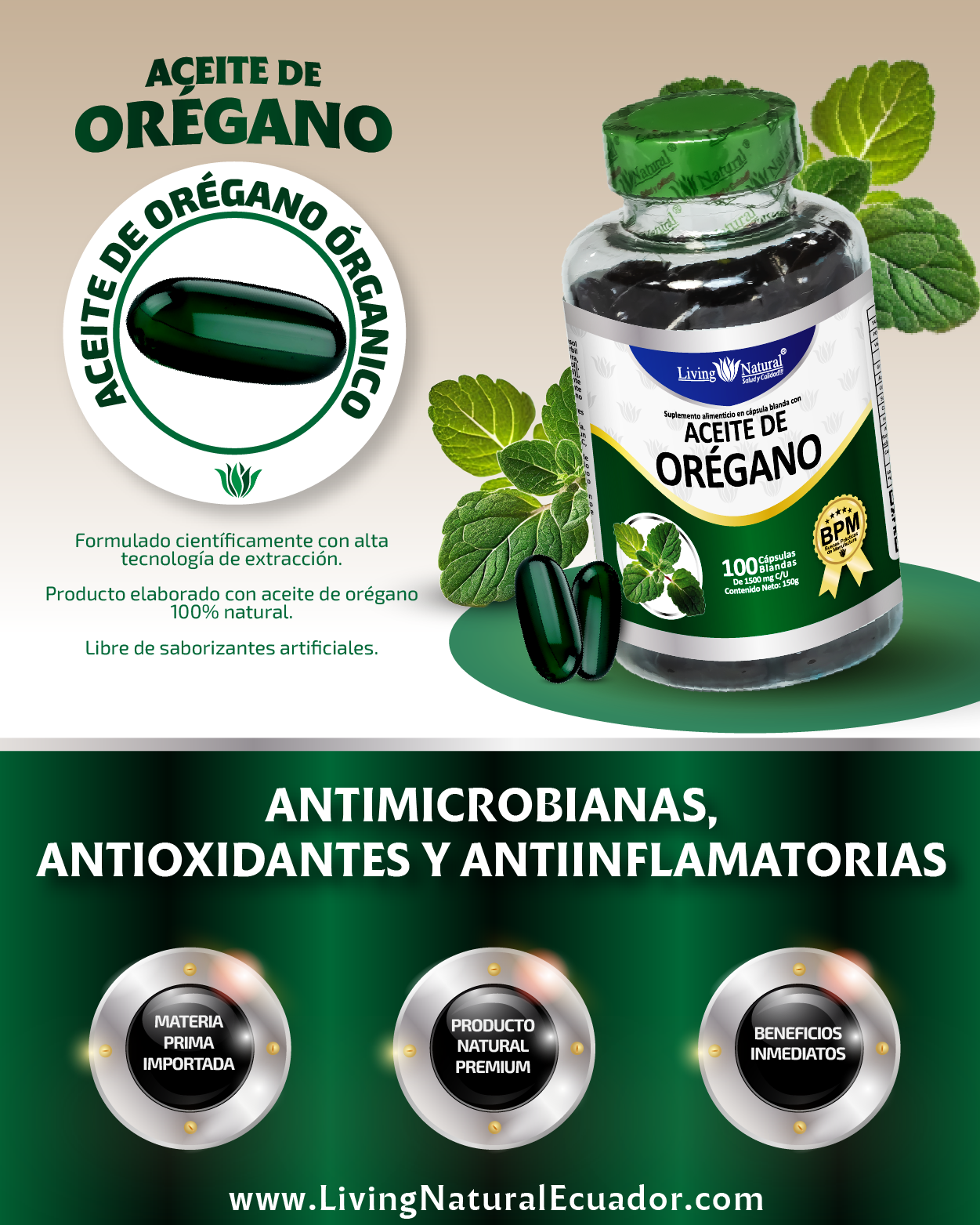 ACEITE DE ORÉGANO X100 | 1000 MG