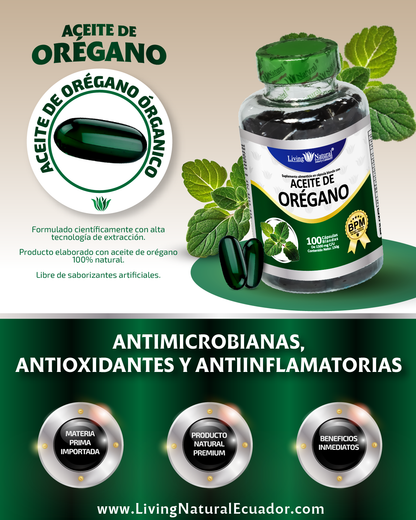 ACEITE DE ORÉGANO X100 | 1000 MG