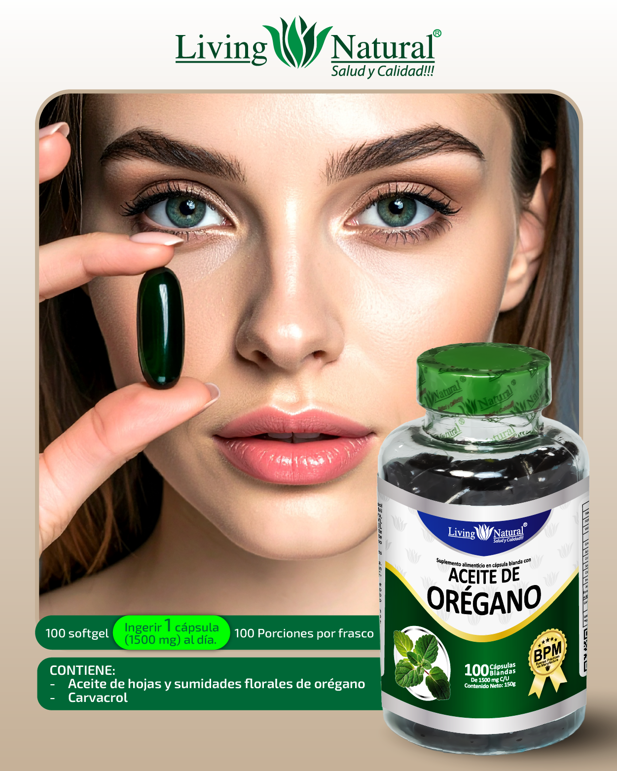 ACEITE DE ORÉGANO X100 | 1000 MG