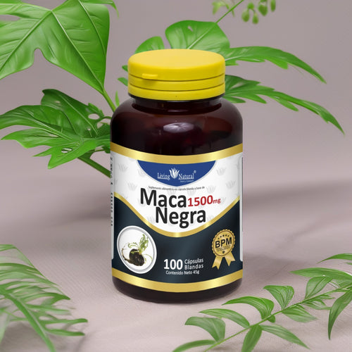 MACA NEGRA - CÁP BLANDAS - FRASCO - X60, X100 - 1000mg