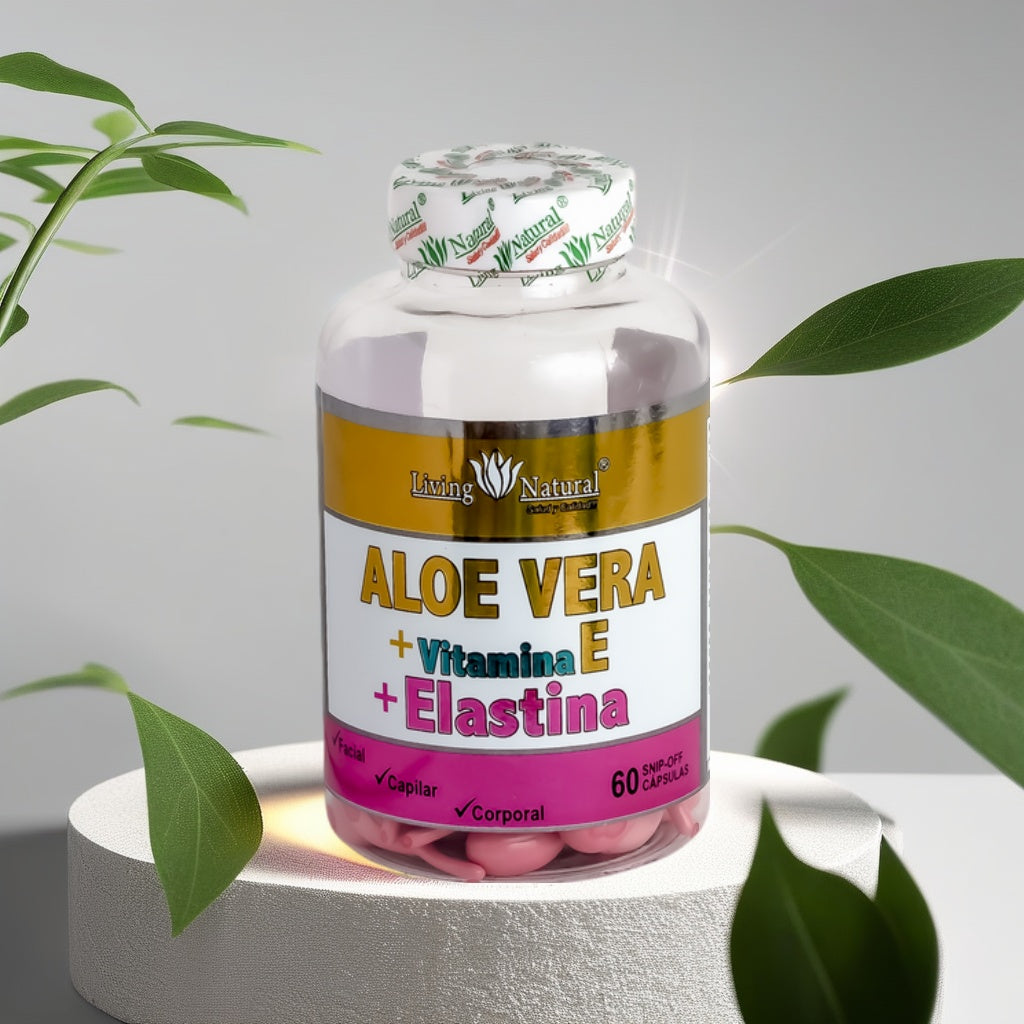 ALOE VERA FACIAL + ELASTINA | 600 mg | 60X