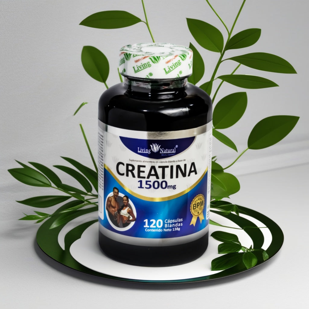 CREATINA MONOHIDRATADA 120 CÁPSULAS | 1500 MG