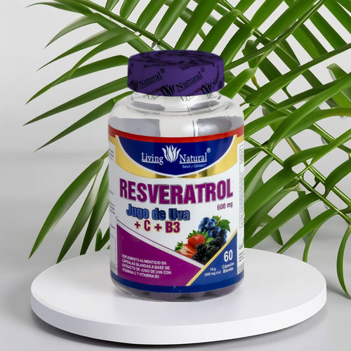 RESVERATROL CÁPSULA BLANDA FRASCO | X30, X60 | 600 mg