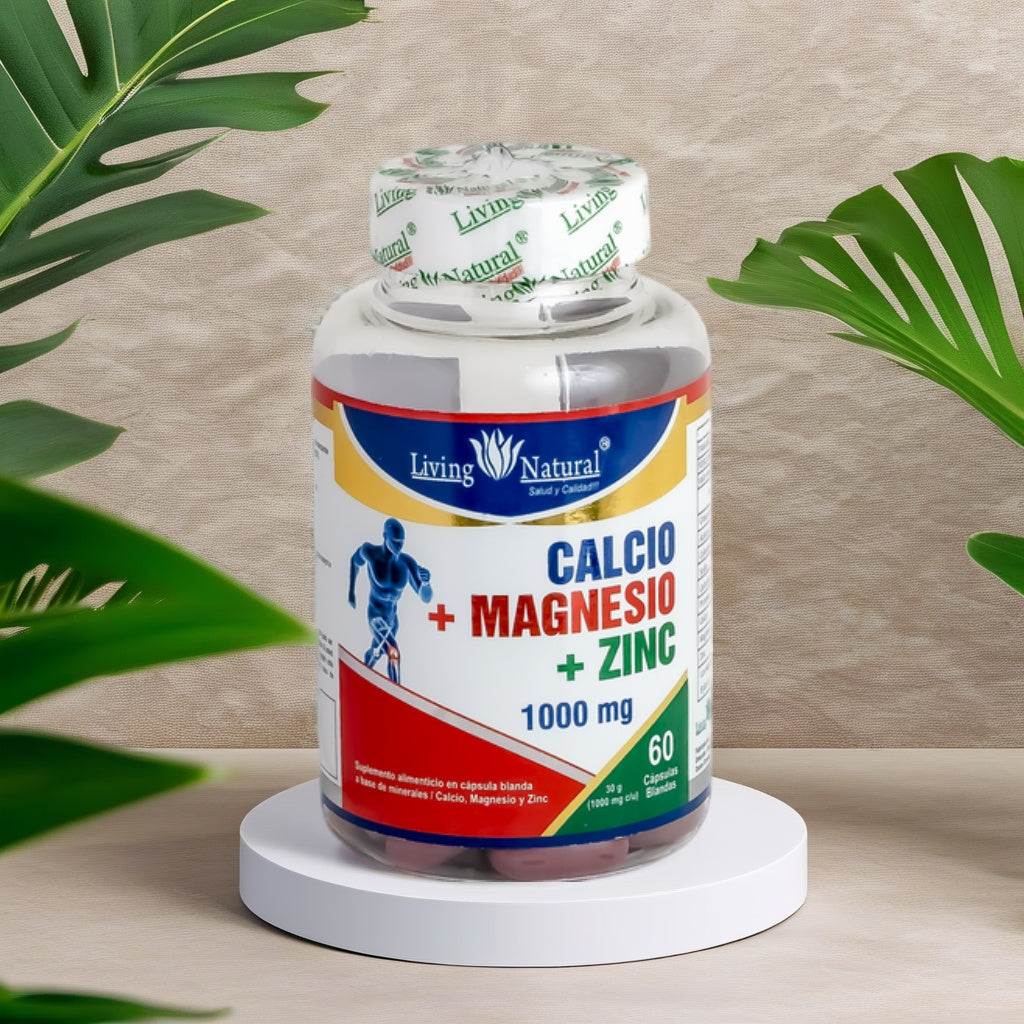 CALCIO + MAGNESIO + ZINC | 1000 mg | 30X, 60X, 100X