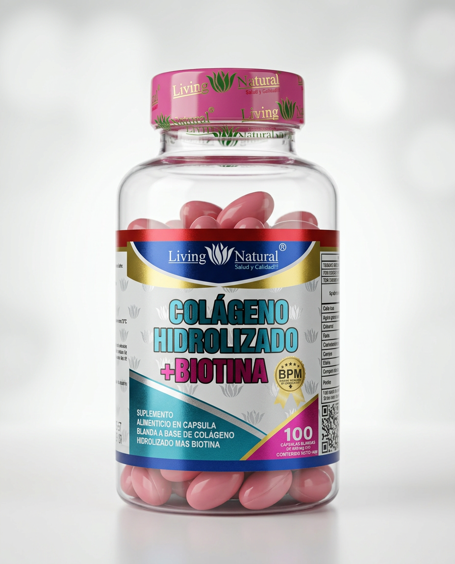 COLÁGENO HIDROLIZADO + BIOTINA | 600 mg |  X30, X60, X100
