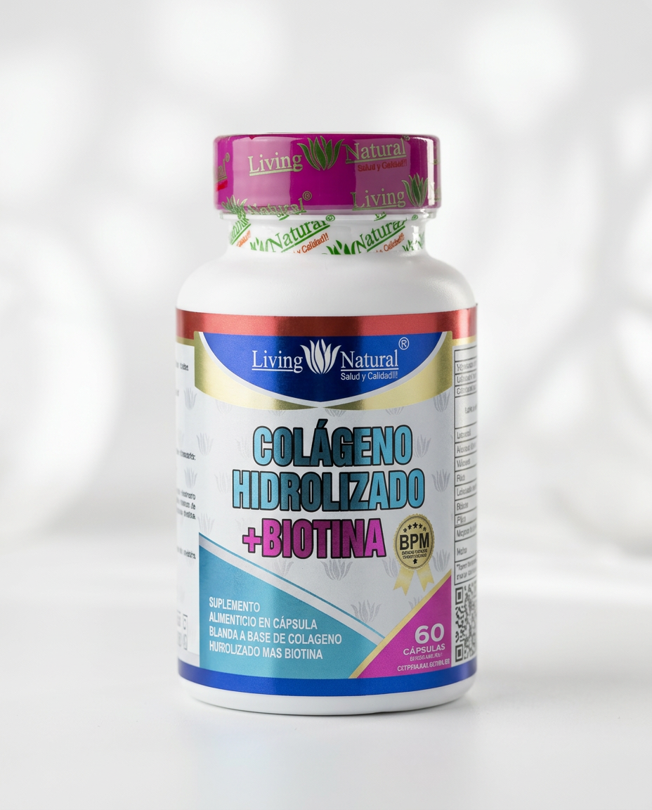 COLÁGENO HIDROLIZADO + BIOTINA | 600 mg |  X30, X60, X100