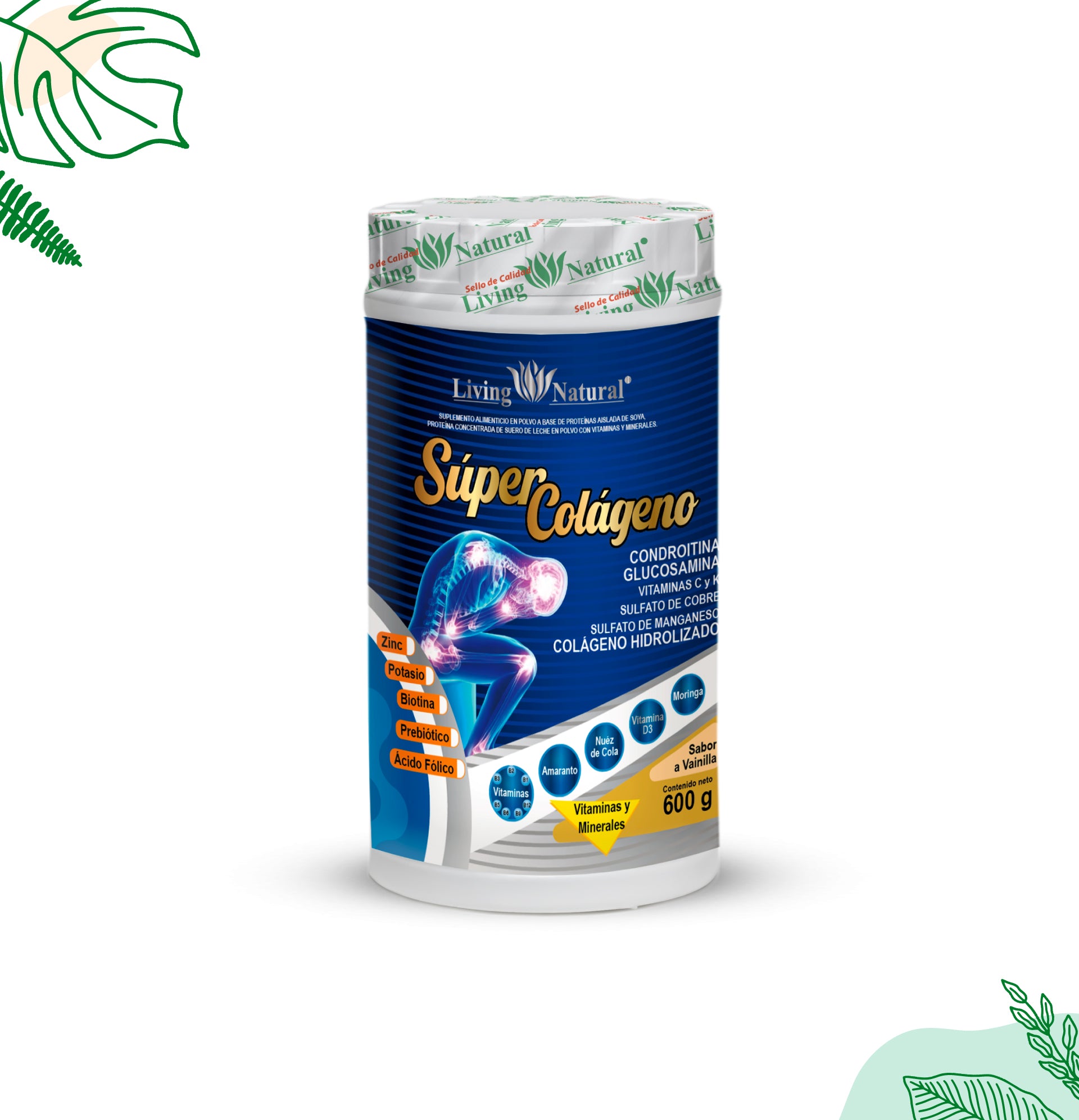 SUPER COLÁGENO 600g – Living Natural Ecuador